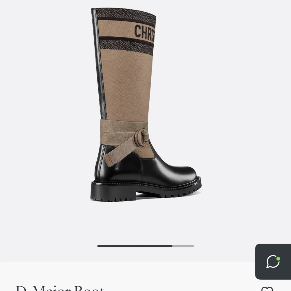 DIOR Black and Taupe D-Major Rain Boots rare - Picture 2 of 13